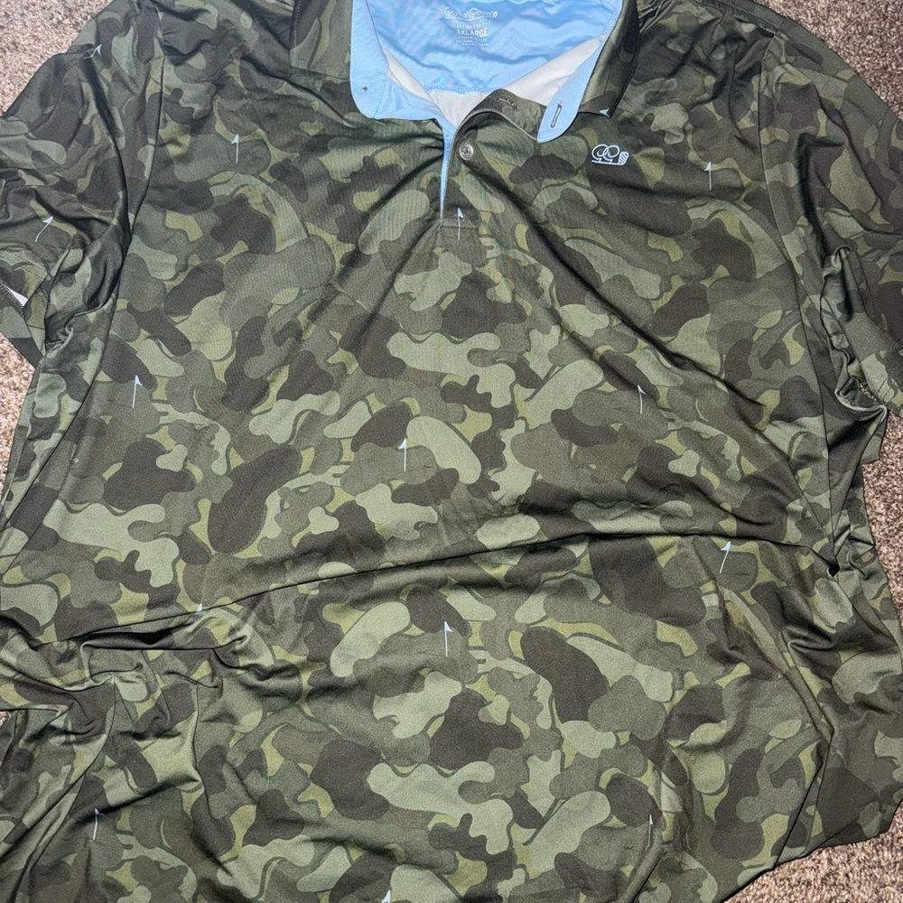 Men's Good Good Camouflage Polo Shirt